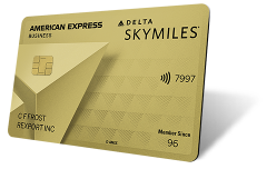 Delta SkyMiles Gold Business Amex Card​