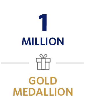 1 Million - Gold Medallion