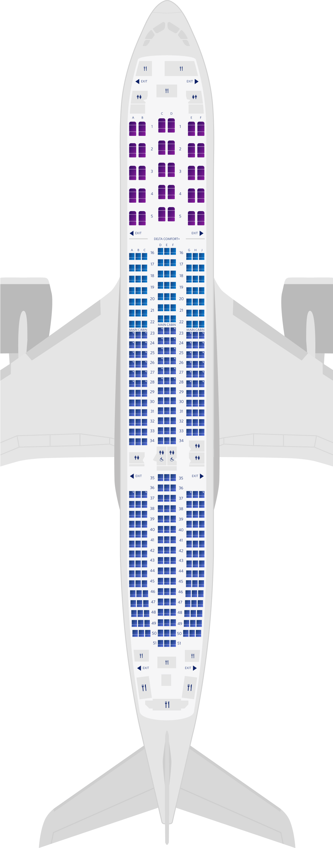 Delta Airbus Seating Map Hot Sex Picture