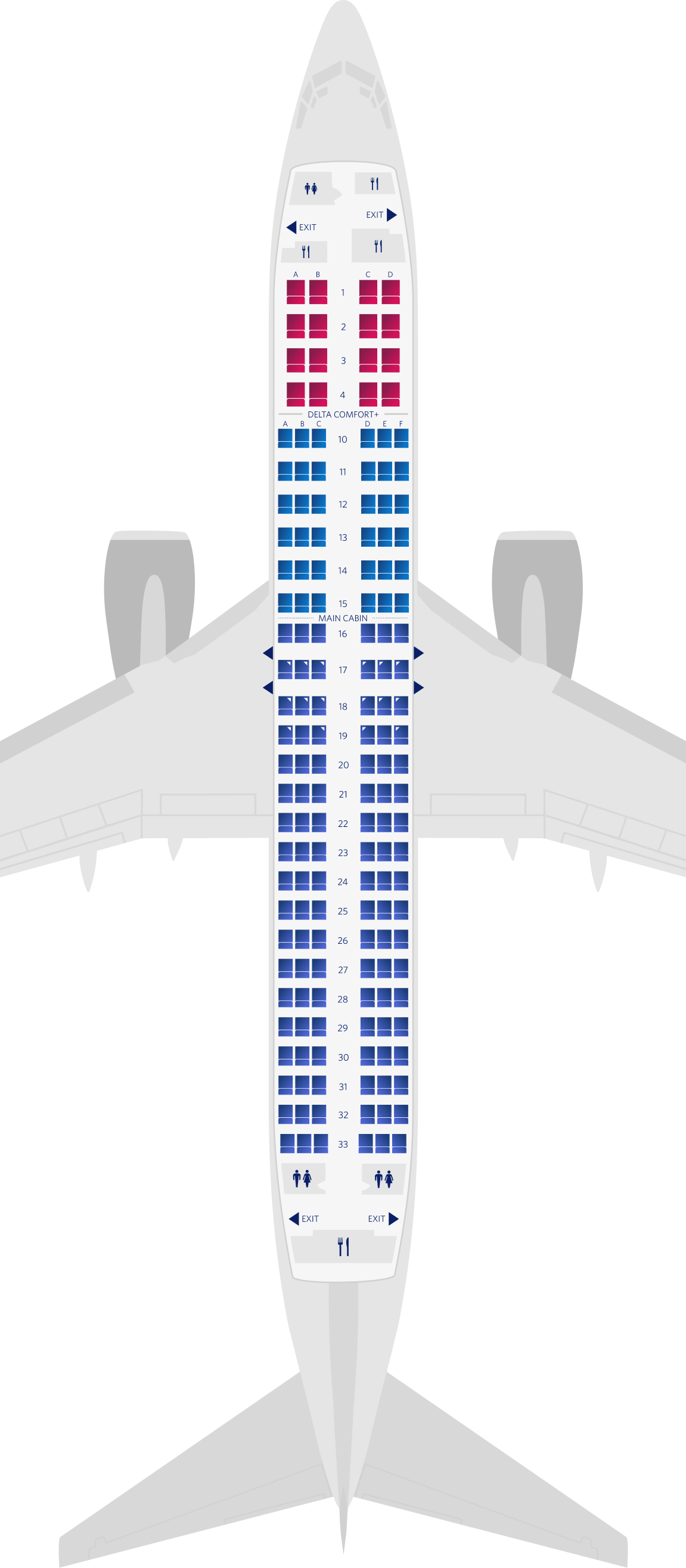 Boeing 737 800 United Airlines Seat Map Tutor Suhu