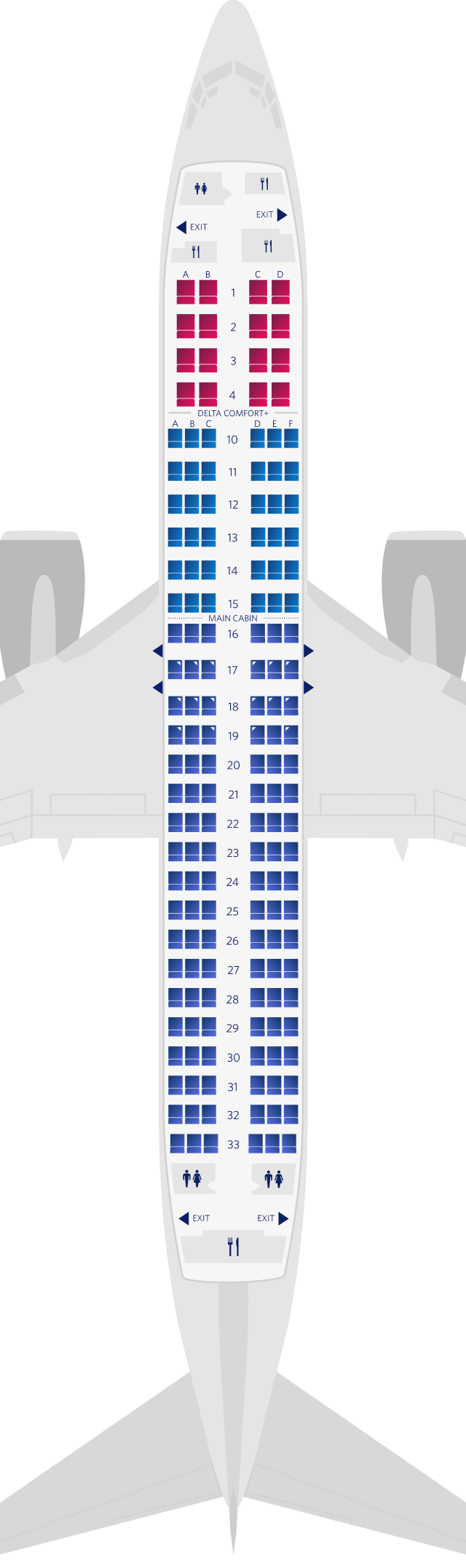 United Boeing Seat Size Elcho Table